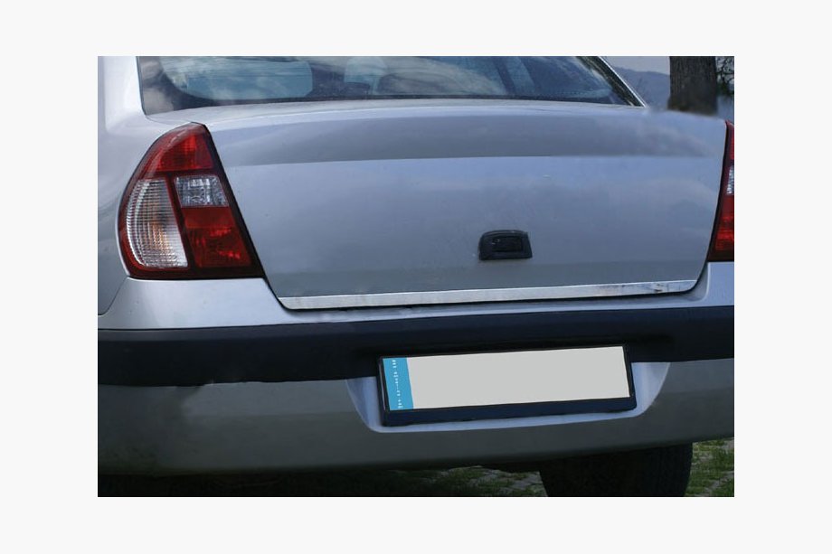 Renault Symbol 1999-2008 Trunk trim stainless steel (Sedan) Image