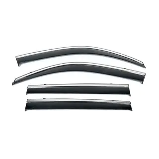 Window Deflectors with Chrome Trim Niken Luxury (4 pcs) photo 2