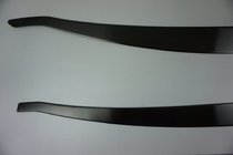 Jeep Renegade 2014- Black Chrome Door Mouldings (4 pcs, Stainless Steel) photo 5