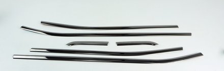 Jeep Renegade 2014- Window Trim Black Chrome (6 pcs, Stainless Steel) photo 3