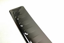 Mercedes E-class W212 2009-2016 Rear Bumper Protector Black Gloss (SW, Stainless Steel) photo 1