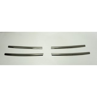 Grille Covers Black Chrome 2015-2019 (4 pcs, stainless steel) Volkswagen T6 2015-2024 photo 2