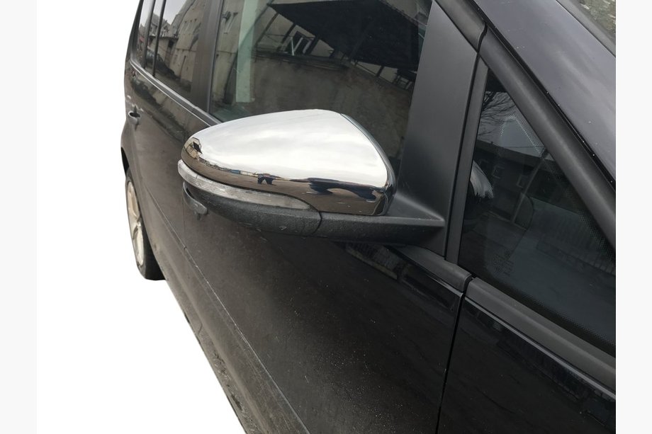 Volkswagen Touran 2010-2015 Mirror Covers (2 pcs, Stainless Steel) Image