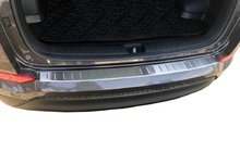 Hyundai Tucson TL 2016-2021 Rear bumper protector OmsaLine 2016-2018 stainless steel photo 1