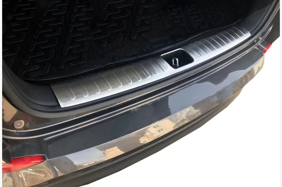 Hyundai Tucson TL 2016-2021 Rear Bumper Protector OmsaLine (Stainless Steel) Image