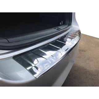 Rear bumper protector Carmos (SW, stainless steel) photo 1