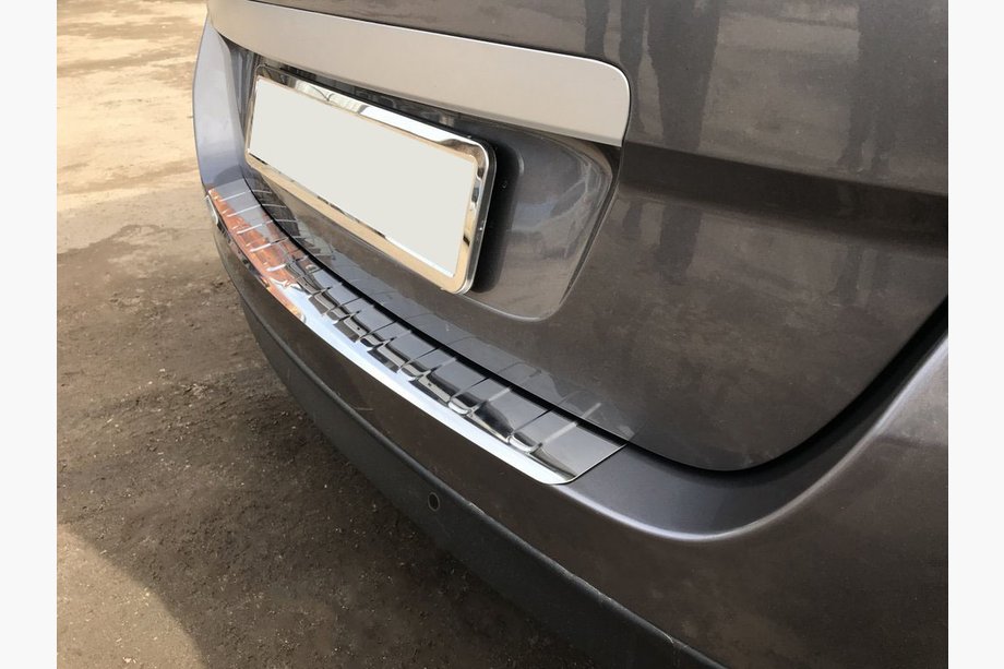 Renault Scenic/Grand 2009-2016 Rear Bumper Protector Carmos (Grand, Stainless Steel) Image