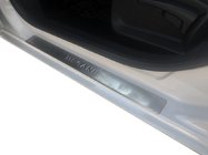 Renault Megane III 2009-2016 Front door sill plates OmsaLine (2 pcs, stainless steel) photo 1