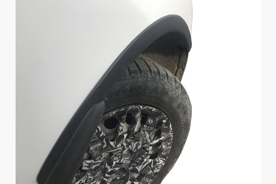 Fiat Doblo I 2005-2010 Fender flares (4 pcs, black) Image