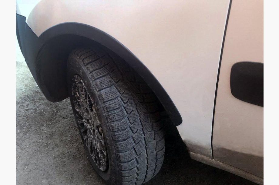 Fiat Doblo I 2001-2005 Fender flares (4 pcs, black) Photo 1