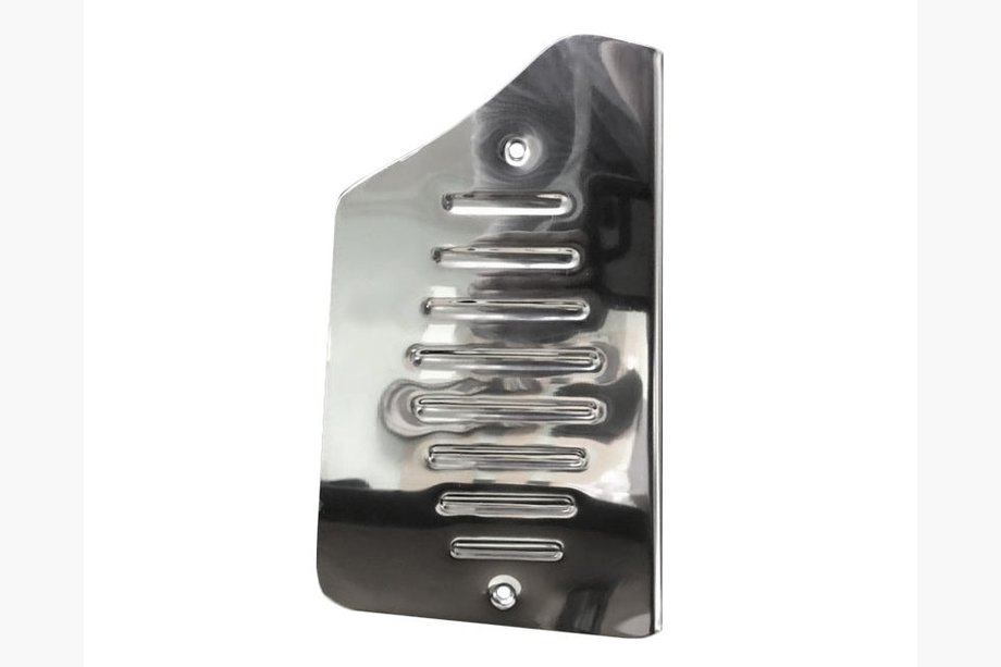 Nissan Qashqai 2007-2010 Footrest Cover Stainless Steel Image