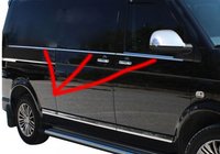 Volkswagen T5 Caravelle 2004-2010 Window lower trim (6 pcs, stainless steel) photo 11