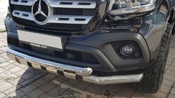 Mercedes X class 2017-2020 Front Bar Gronder (stainless steel, 70mm) photo 1