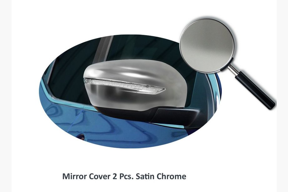 Nissan Qashqai 2014-2021 Mirror Covers Gray Matte (2 pcs, Plastic) Image