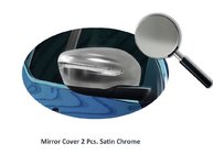 Nissan Qashqai 2014-2021 Mirror Covers Gray Matte (2 pcs, Plastic) photo 1