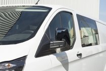 Ford Custom 2013-2022 Mirror Covers Black Chrome (2 pcs, plastic) photo 1