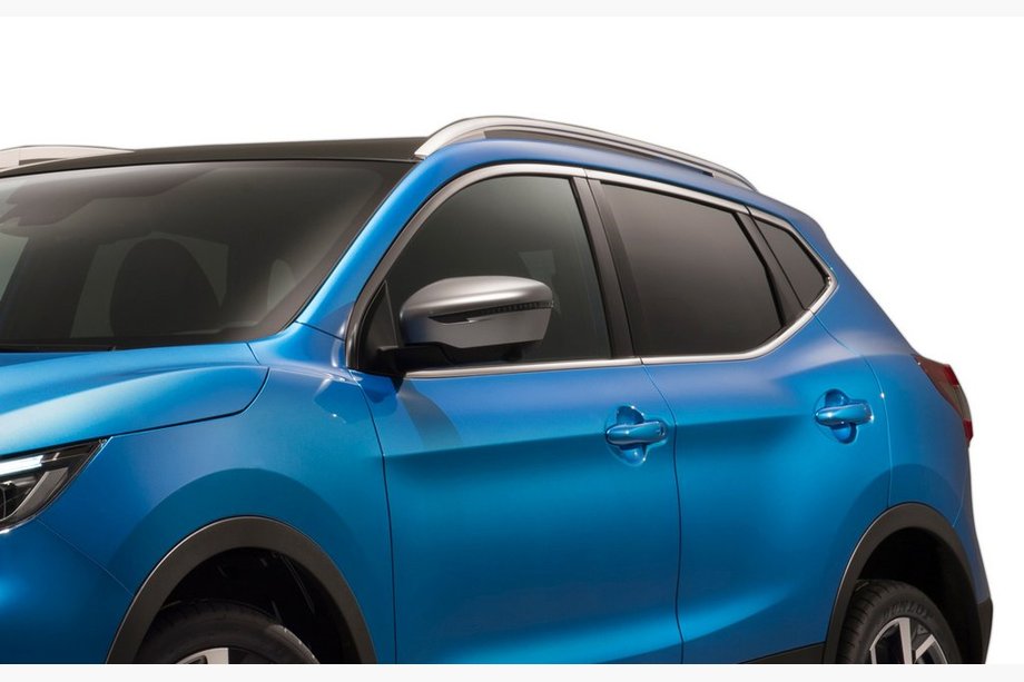 Nissan X-trail T32/Rogue 2014-2021 Mirror Covers Gray Matte (2 pcs, Plastic) Image