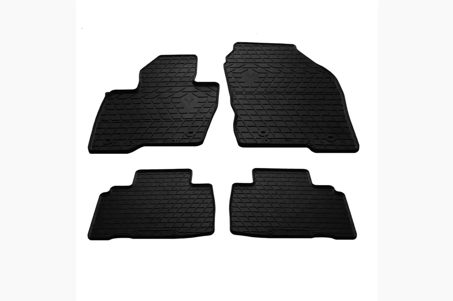 Ford Edge 2014-2024 Rubber Floor Mats (4 pcs, Stingray Premium) Image