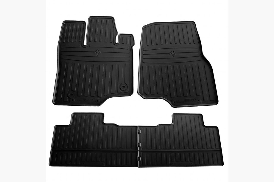 Ford F-150 2014-2021 Rubber Floor Mats (4 pcs, Stingray Premium) Image