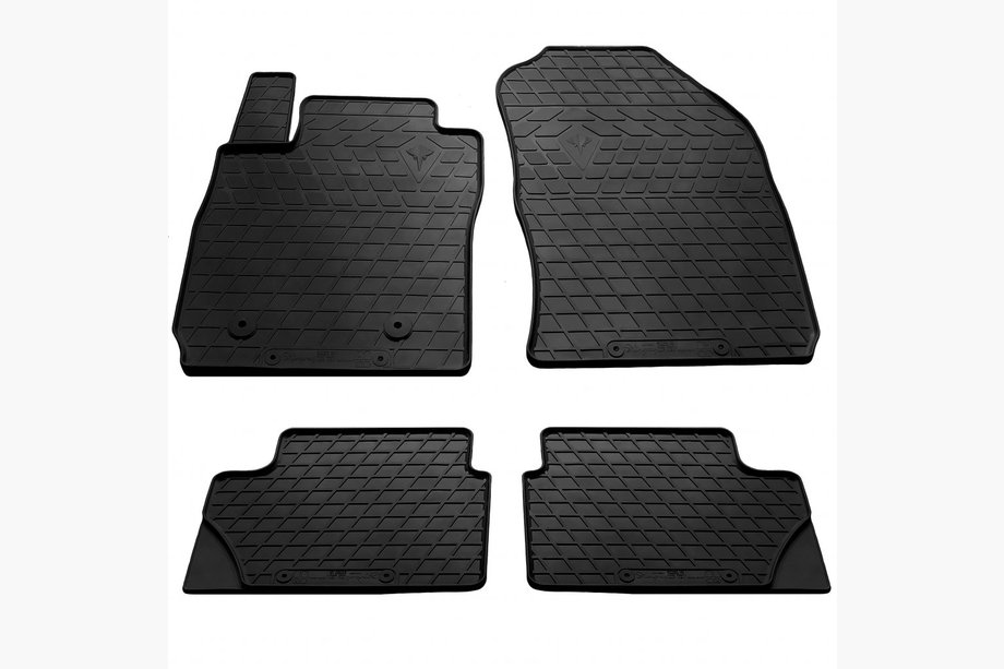 Ford Fiesta 2008-2017 Rubber floor mats for USA (4 pcs, Stingray Premium) Image