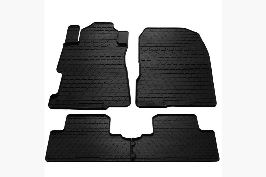 Honda Civic Sedan VII 2001-2006 Rubber Floor Mats (4 pcs, Stingray Premium) Image