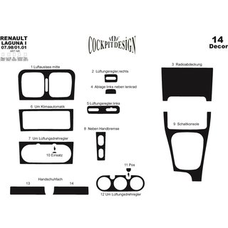 Dashboard Trim Meric (1998-2001) photo 3