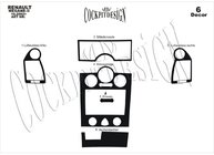 Renault Megane II 2004-2009 Dashboard Trim Covers 6 pcs (Meric, Turkey) photo 3