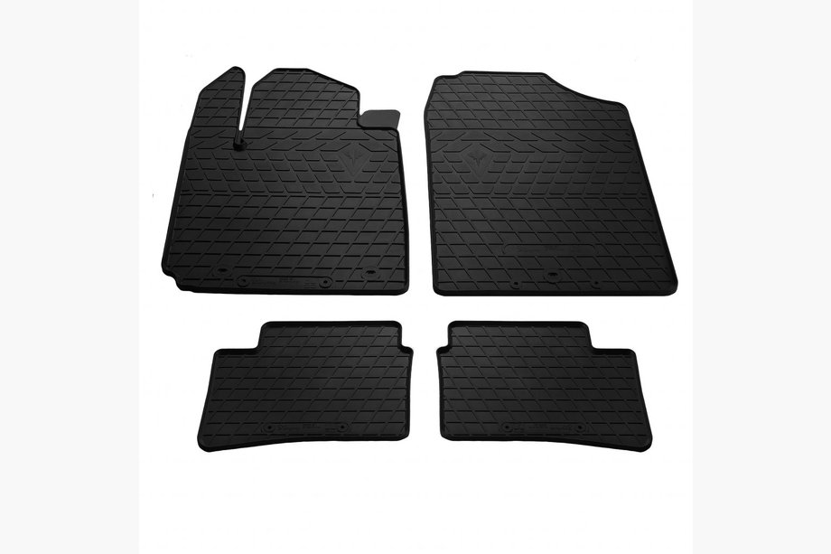 Kia Picanto 2016- Rubber Floor Mats (4 pcs, Stingray Premium) Image