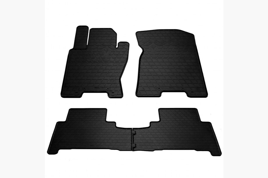 Kia Mohave 2008-2016 Rubber Floor Mats (4 pcs, Stingray Premium) Image