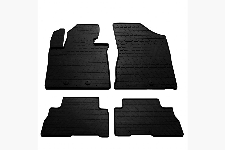 Kia Sorento II XM 2009-2014 Rubber Floor Mats 2012-2014 (4 pcs, Stingray Premium) Image