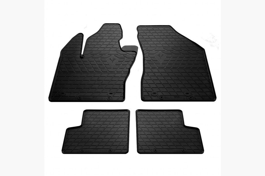 Fiat 500X 2014-2024 Rubber Floor Mats (4 pcs, Stingray Premium) Image