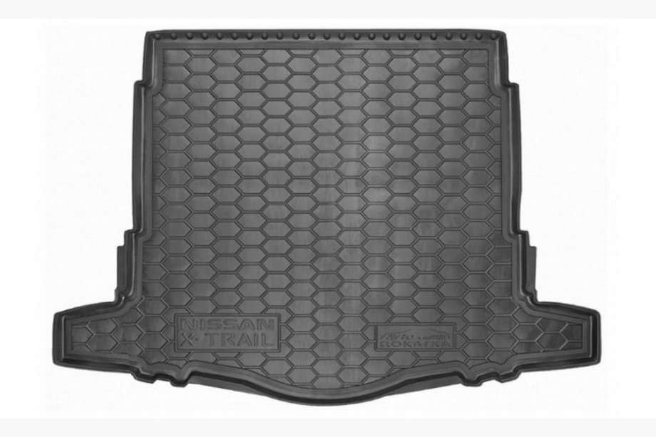 Nissan X-trail T32/Rogue 2014-2021 Trunk mat 2017+ with spare wheel well (Autogumm, plastic) Image