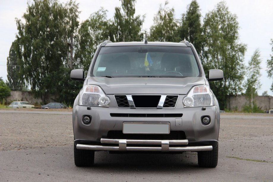 Nissan X-trail T31 2007-2014 Front Bar ST015/2 (Stainless Steel) Photo 3