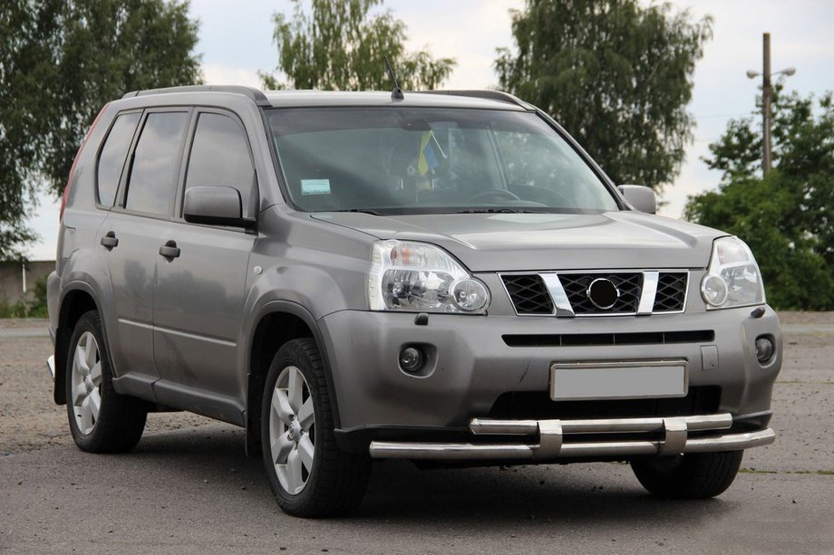 Nissan X-trail T31 2007-2014 Front Bar ST015/2 (Stainless Steel) Photo 1