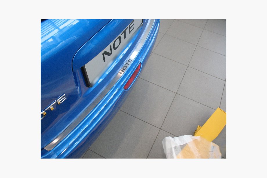 Nissan Note 2004-2012 Rear bumper protector Nataniko (2005-2007, stainless steel) Image