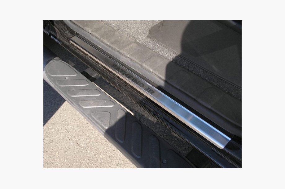 Nissan Pathfinder R51 2005-2014 Door Sill Covers Nataniko (4 pcs, Stainless Steel) Image