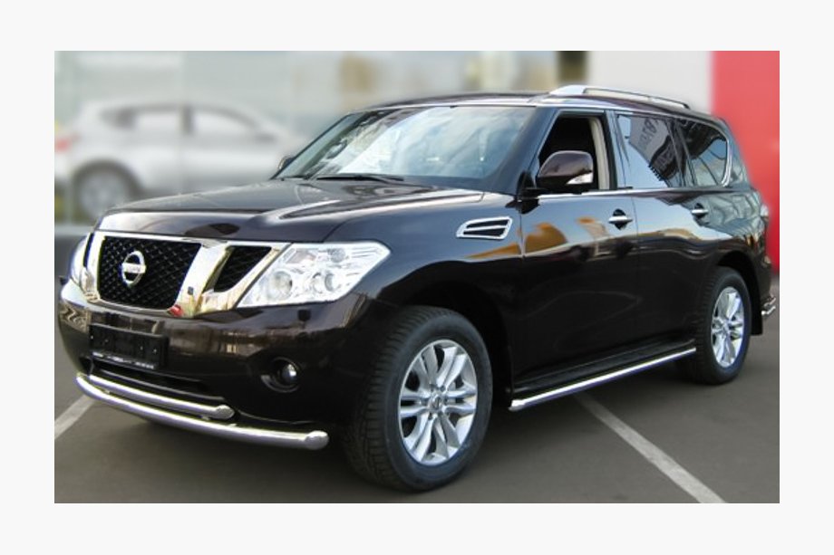 Nissan Pathfinder R51 2005-2014 Front double stainless steel bull bar Image