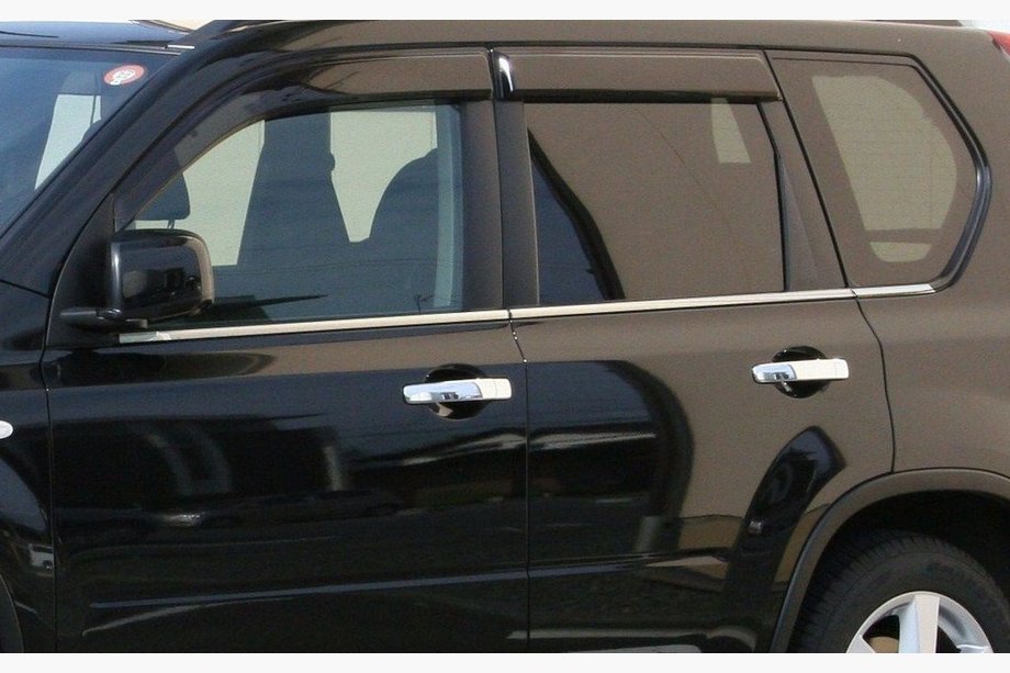 Nissan X-trail T30 2002-2007 Window Trim Stainless Steel (6 pcs) Image