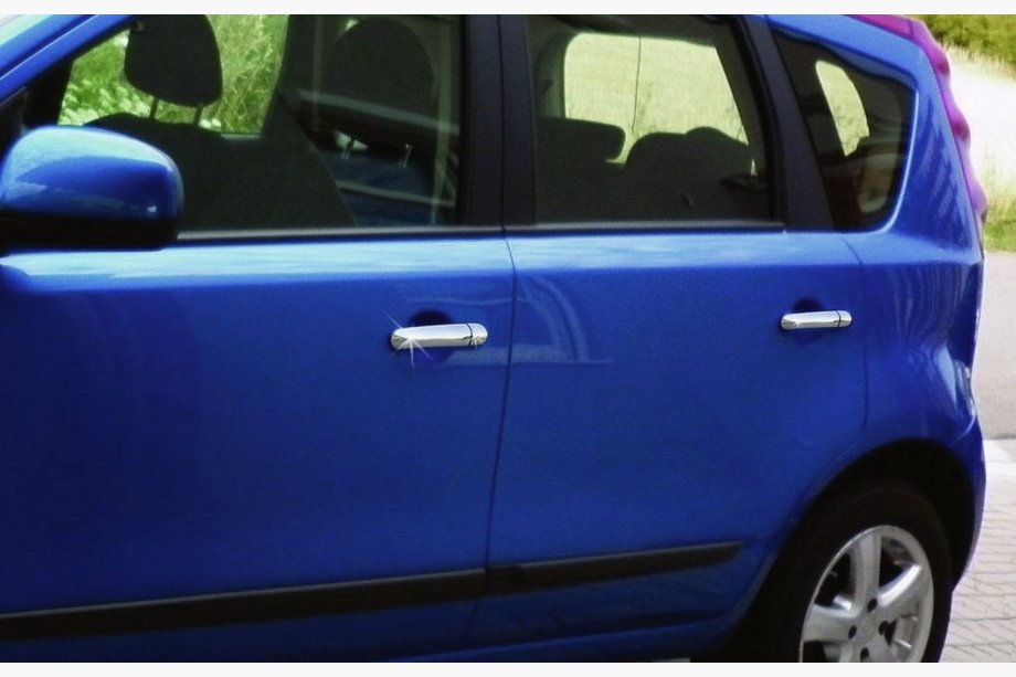 Nissan Note 2004-2012 Chrome Door Handle Covers (4 pcs, Stainless Steel) Image