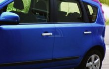 Nissan Note 2004-2012 Chrome Door Handle Covers (4 pcs, Stainless Steel) photo 1