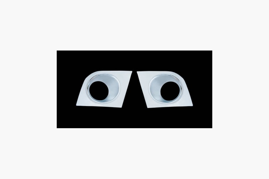 Nissan Tiida 2004-2011 Chrome Fog Light Covers (2 pcs, plastic) Image