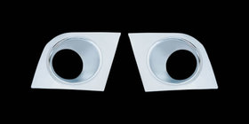 Nissan Tiida 2004-2011 Chrome Fog Light Covers (2 pcs, plastic) photo 1
