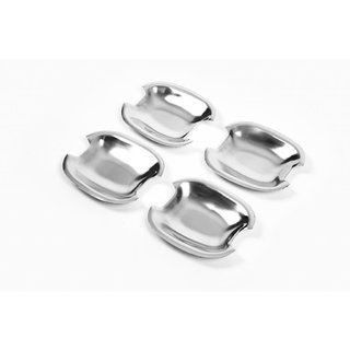 Chrome Door Handle Bowl Covers (Stainless Steel) Mercedes Vito W638 1996-2003 photo 2