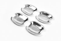 Mercedes Vito W638 1996-2003 Chrome Door Handle Bowl Covers (Stainless Steel) photo 2