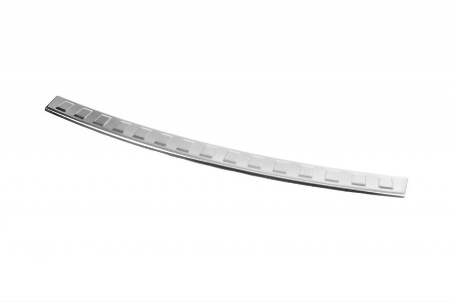 Audi A4 B8 2007-2015 Rear bumper protector OmsaLine (AVANT, stainless steel) OmsaLine - Italian Stainless Steel, Matte Image