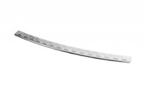 Audi A4 B8 2007-2015 Rear bumper protector OmsaLine (AVANT, stainless steel) OmsaLine - Italian Stainless Steel, Matte photo 1