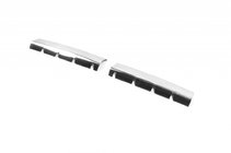 Fiat Doblo I 2005-2010 Chrome Grille Covers (2 pcs, Stainless Steel) OmsaLine - Italian Stainless Steel photo 2