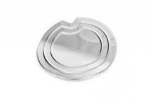 Opel Combo 2012-2018 Chrome Fuel Tank Cap Cover (Stainless Steel) photo 2