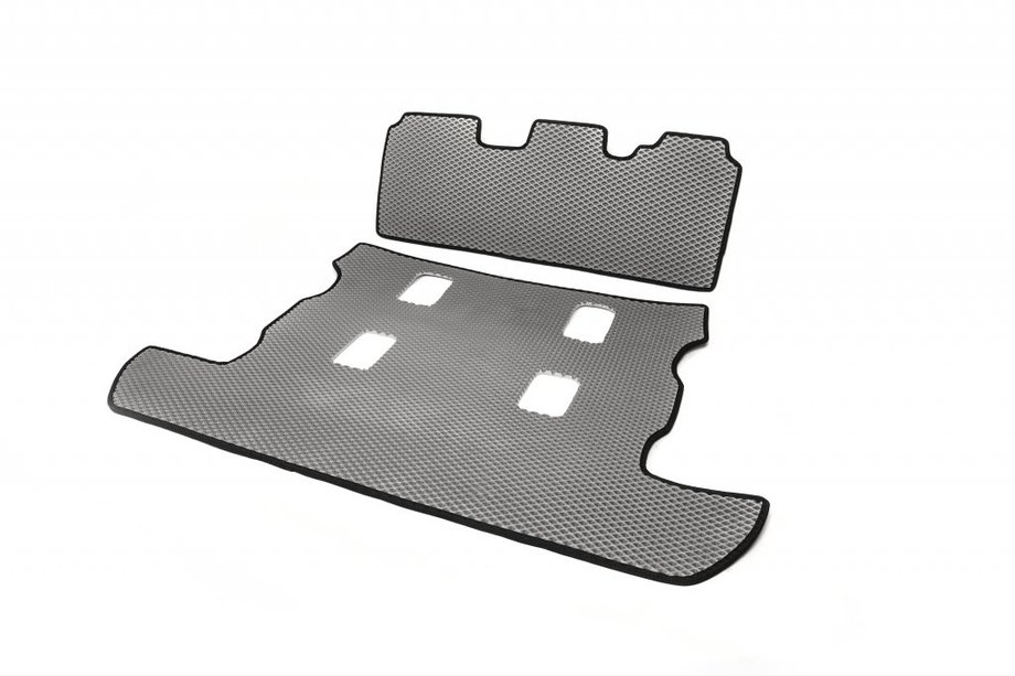 Lexus LX570/450d 2008-2022 Trunk Mat 2 pcs (EVA, 7 seats, Gray) Photo 2