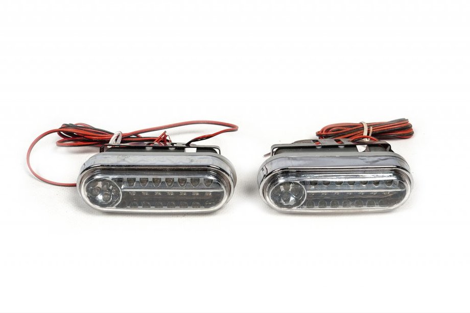 LED DRL Headlights Blue Image
